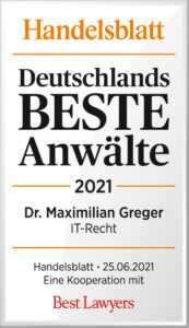 handelsblatt best lawyers max greger 2021