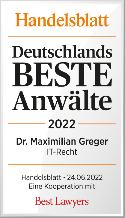 handelsblatt best lawyers max greger 2022
