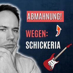 Das Bild zeigt Anwalt Dr. Max Greger, wie er sich über eine Abmahnung der Roba Music wegen des Songs Schickeria wundert.